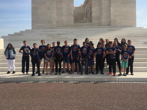 visite du mémorial Canadien de Vimy