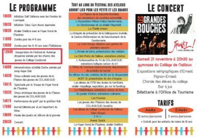 programme de la journée